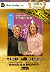 
Margot Mühlfellner erhält den Fine Crime Newcomer Award 
